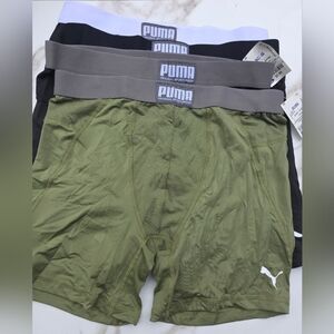 Men's Puma Performance Mesh Boxer Briefs 4 Pack Large